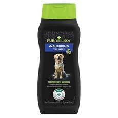 [5] FURminator 울트라 프리미엄 디쉐딩 샴푸 강아지용 과도한 털 빠짐 감소 473.2ml(16온스), Shampoo, 16 oz