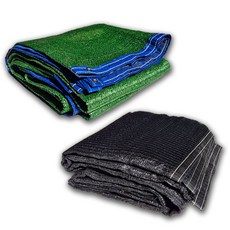 차광막 흑색 95% 이중직 흑색+녹색 98% 강력 사중직 그늘막 국내생산 주문제작 햇빛차단 맞춤가능, 흑색 95% 이중직 2면봉재 1mx1m + 로프10m