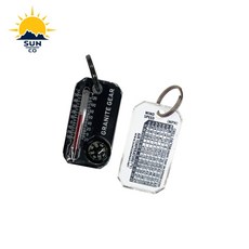 썬 컴퍼니 Sun Company GG 클래식 나침반 온도계 / 야광 나침반 / 컴팩트 사이즈 / 캠핑 / 백패킹, 1개