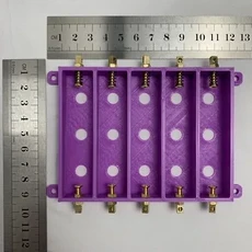 무용접 21700 배터리 박스/18650 홀더 순수 구리 고전류 병렬 시리즈 DIY 케이스, 19 18650 5S, 1개