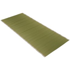 ASK DOCTOR 單人床用草蓆 - 白色棉麻布