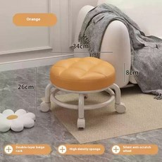 앉은뱅이바퀴의자 작업 바닥 좌식 등받이 안전뱅이 이동식, E