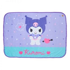 산리오 정품 쿠로미 미니 무릎담요 소형 블랭킷 베이비 속싸개 담요 극세사 플란넬 겨울 Sanrio-135262, 크로미