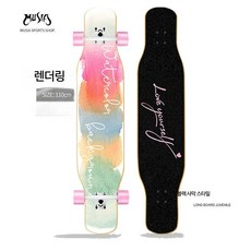 스케이트보드 초보자 롱보드 보드 크루징 입문용 전동 댄싱 초보자 트릭 롱보드 장거리 안정감 남성용 여성용 청소년 성인보드 데크 롱보드 트럭 바퀴 알루미늄트럭 울트라라이트 카빙, 1개, 표현