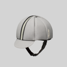 Ribcap 比利時防撞帽 - 成人長者頭部保護帽 癲癇防摔帽 透氣專利防撞泡棉 時尚馬術小帽, 低調灰,S (頭圍 53-55 公分), 1個