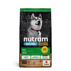 紐頓 Nutram S9 均衡健康系列 羊肉+南瓜 成犬 狗飼料, 1個