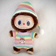 앤쏘홈 라부부옷 인형옷 소품 원피스 (인형미포함), 스트라이프 파자마SET