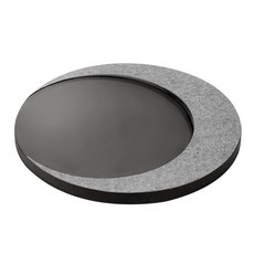 天然整塊烏金石茶盤石頭圓形茶海現代創意茶臺家用辦公簡約託盤, 1個