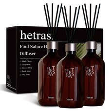헤트라스 프리미엄 대용량 디퓨저, 데이지, 500ml, 3개