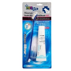 강아지전용 치아 잇몸 관리 충치예방 치약 칫솔 세트 lif*9498VM, 1개