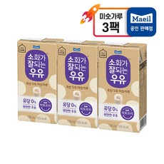 매일유업 소화가 잘되는 우유 5곡 미숫가루, 190ml, 3팩