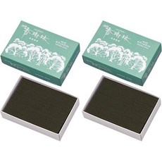 11842176 향 제사향 사찰향 법당향 절향 청청 향수림 대 6681 연기가 적다 약간 달콤한 일본 제조 3330808-0 x 2, 대 (× 2), 연기가 적다 약간 달콤한 향