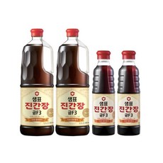 샘표 진간장 금F3 (1.7L+500ml) x 2세트, 2.2L