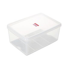 KEYWAY 聯府 名廚2號長型保鮮盒 (9000ml/2入組) LF02 蔬果保鮮盒 附濾網 瀝水保鮮 可機洗 台灣製, 2個, 1個裝