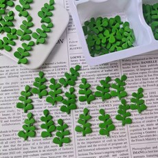 초록 퐁당 나뭇잎 초콜릿 케이크 디저트 데코 장식 180개입, 옵션 25