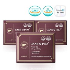 닥터메타 가네큐 프로 간에 좋은 밀크씨슬 실리마린 간 영양제, 3개, 60정