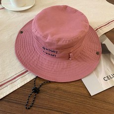 戶外登山帽 漁夫帽 遮陽防曬, 粉紅色,均碼