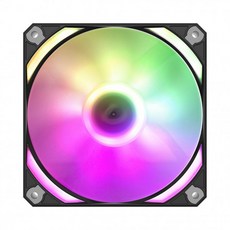 앱코 엣지 듀얼 140 ARGB 스마트쿨링 시스템 케이스 쿨러 (블랙), 1개