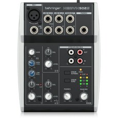 BEHRINGER 벨링거 XENYX 502S 아날로그 믹서 USB 오디오 인터피스 기능 탑재