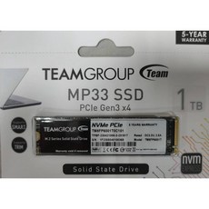 TEAMGROUP MP33 1TB PCIe Gen3 x4 SSD 固態硬碟