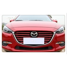【車王汽車精品百貨】馬自達 全新馬3 馬自達3 ALL NEW MAZDA3 小改款 中網飾條 中網框 水箱護罩飾條
