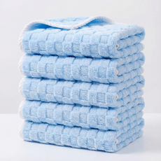 [재고 정리 세일] 융풍 수건 호텔수건 고급 수건 샤워타올 디자인예쁜수건 되게 부드럽다, 5개, 스카이블루