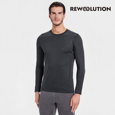 REWOOLUTION 男EXPLORER 190g 美麗諾羊毛 長袖底層衣