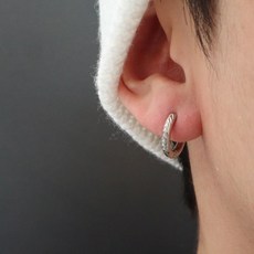 클레프나인 남자 원터치 귀걸이 링 이어링 써지컬스틸 govermors