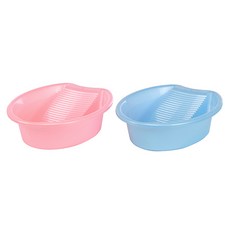 台灣製洗衣板帶搓洗板洗衣盆，附掛勾可收納，可超取，搓洗衣板洗衣盆，宿舍好物, 1個, 隨機(一入), 粉紅 藍