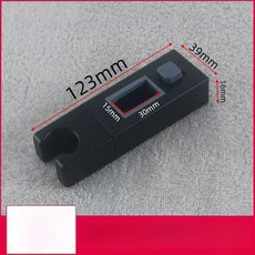 샤워기 거치대 고정 헤드걸이 비누받침대 사각 홀더 욕실, 블랙 15x30mm