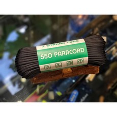 MONSTER多用途傘繩 30米 550磅 抗UV 愛露愛玩, 1個, 黑色