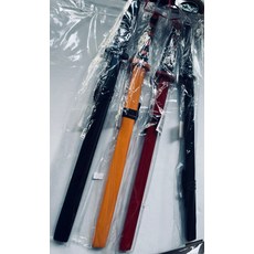 武士刀鑰匙圈擺飾，黑色、橘色、紅色, 彩色, 1個