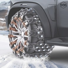 타이어안전체인 차량용 스노우체인 비상용 미끄럼방지 우레탄 체인 1p