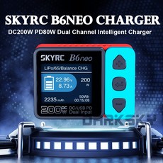 SKYRC B6neo 스마트 밸런스 충전기 LiPo 배터리 DC 200W 입력 모델 자동차 선박 보트 비행기, 01 B6neo Charger