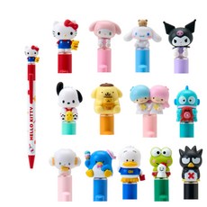 산리오 마스코트 볼펜시리즈 (13종 택1), 1개, 헬로키티