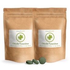 vitalundfitmit 100 바이탈룬드 독일 클로렐라 250펠릿 500mg 2팩, 250정