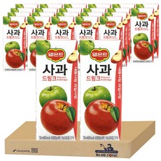 델몬트 사과 드링크, 190ml, 24개