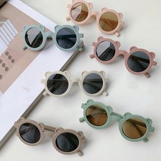 아기곰 선글라스 미니 색안경 자외선 차단 귀여운 인형 장식