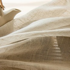 도매 창 커튼 코튼 린넨 소박한 느낌 세미 쉬어 침실 거실 사무실 호텔 홈 자외선 방지