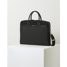 닥스 블랙 가죽배색 나일론 서류가방 2591K