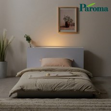 파로마 로리 보니타 LED 저상형 침대+독립포켓매트 SS RSG1064, 오크