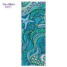 正品高檔瑜伽毯瑜伽布鋪巾瑜伽鋪巾吸汗毯毯巾毛巾瑜伽鋪巾防滑隔臟布, 海的女兒【加寬80x183cm】, 1個