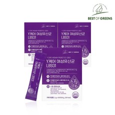 베스트오브그린 와이케어 여성 질 유래 유산균 LB931 3박스 총90포, 60g