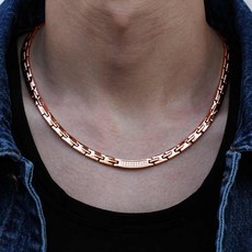 게르마늄 목걸이 야구선수목걸이 건강 패션 스포츠 운동 일본 티타늄골드50cm(조절기, 로즈골드50cm(레귤레이터증정), 1개