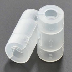 건전지커버 C타입건전지 AA-C 건전지 변환 케이스phi7+8cBB