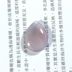 Gsw 111 淡紫羅蘭雲紋玉髓雙面配戴墬飾 - 改變愛情磁場，成為你的本命物