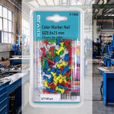 포스트잇 고정핀 10x24mm 교실 게시판 메모 학교 석고보드 사무실