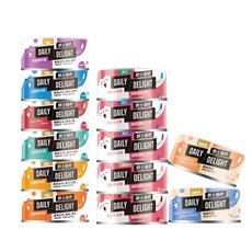 爵士貓吧 主食貓罐 新口味(24罐組) 真愛鮮肉餐 Jelly機能化毛餐 化毛罐 副食罐 肉泥罐 貓罐頭, 24箱, 100g, 【肉泥罐】鮪魚肉泥, 超取限一箱