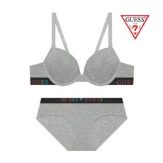 게스언더웨어 속옷 면모달 컬러로고브라팬티세트 GDWBRPTA11MG XSX782 MKI221