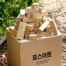 포스캠프 참나무 큐브장작 캠핑장작 불멍 미니화로 화목난로 바베큐장작, 1개, 5kg